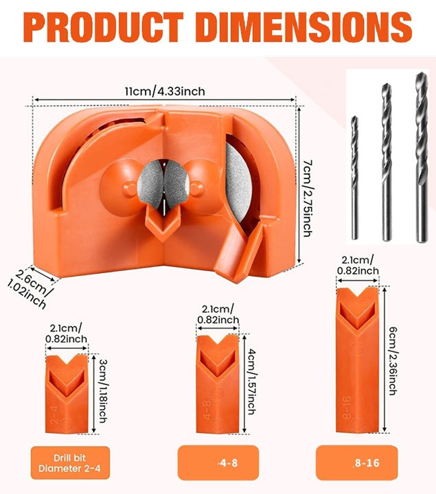 Ascuțitor Portabil de Burghie și alte Ustensile, Profesional, Rapid și Eficient